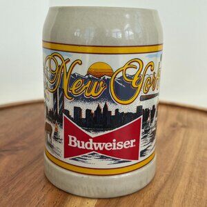 1992 Budweiser‎ New York State Collectible Beer Stein | Vintage Anheuser-Busch